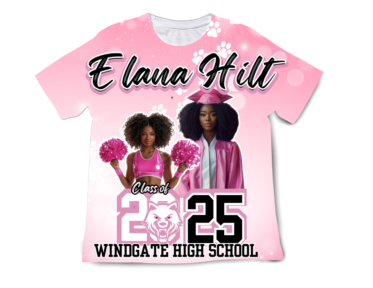 Pre-Designed 3D Graduation Shirt β Class of 2025