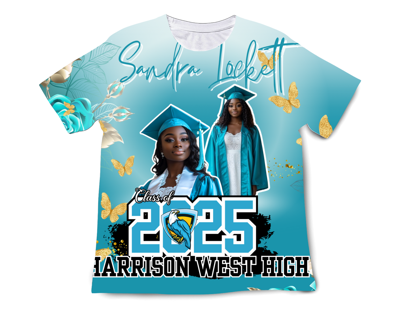 Pre-Designed 3D Graduation Shirt β Class of 2025
