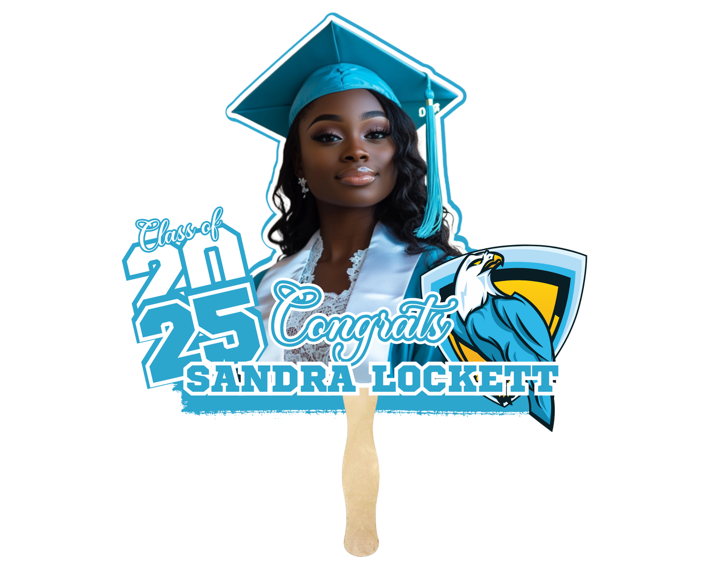 Custom Graduation Fans
