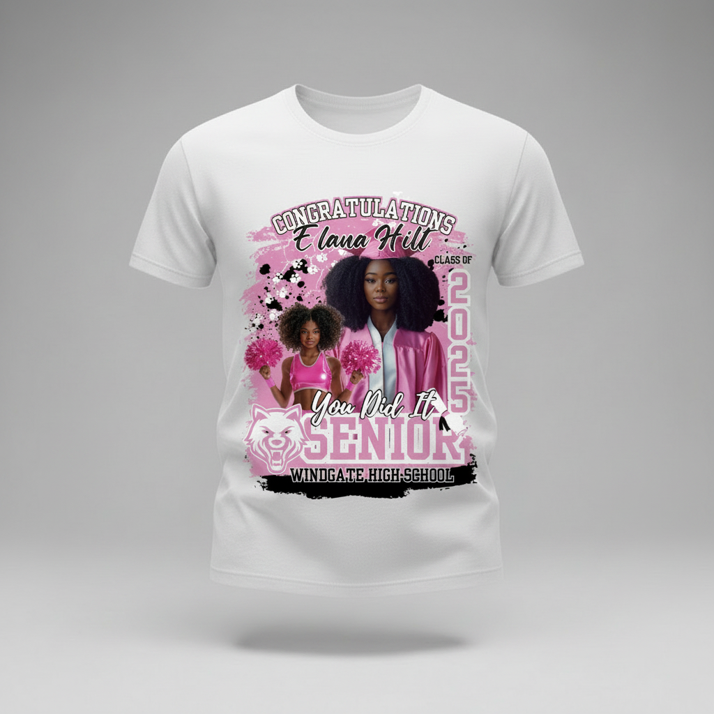 Pink Pop Graduation Shirt