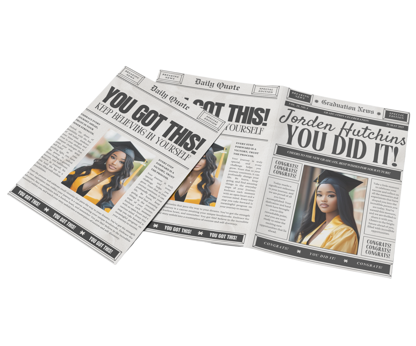 Custom Printed Newspaper