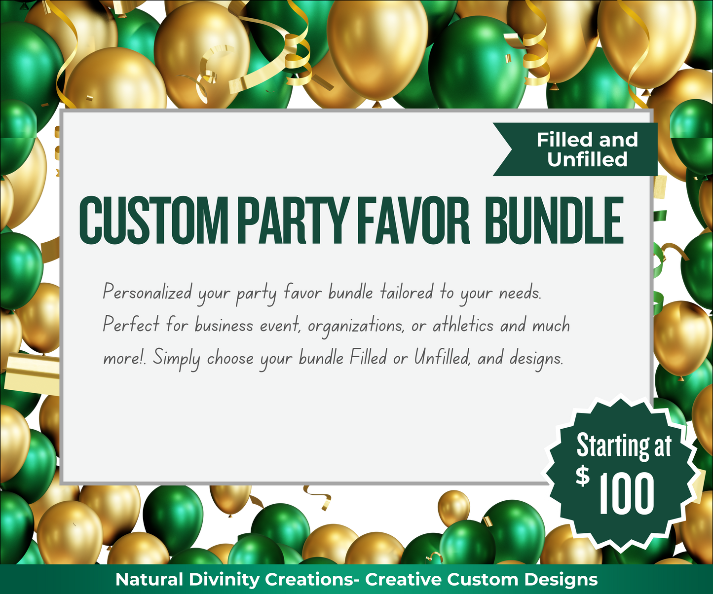 Custom Party Favor Bundles