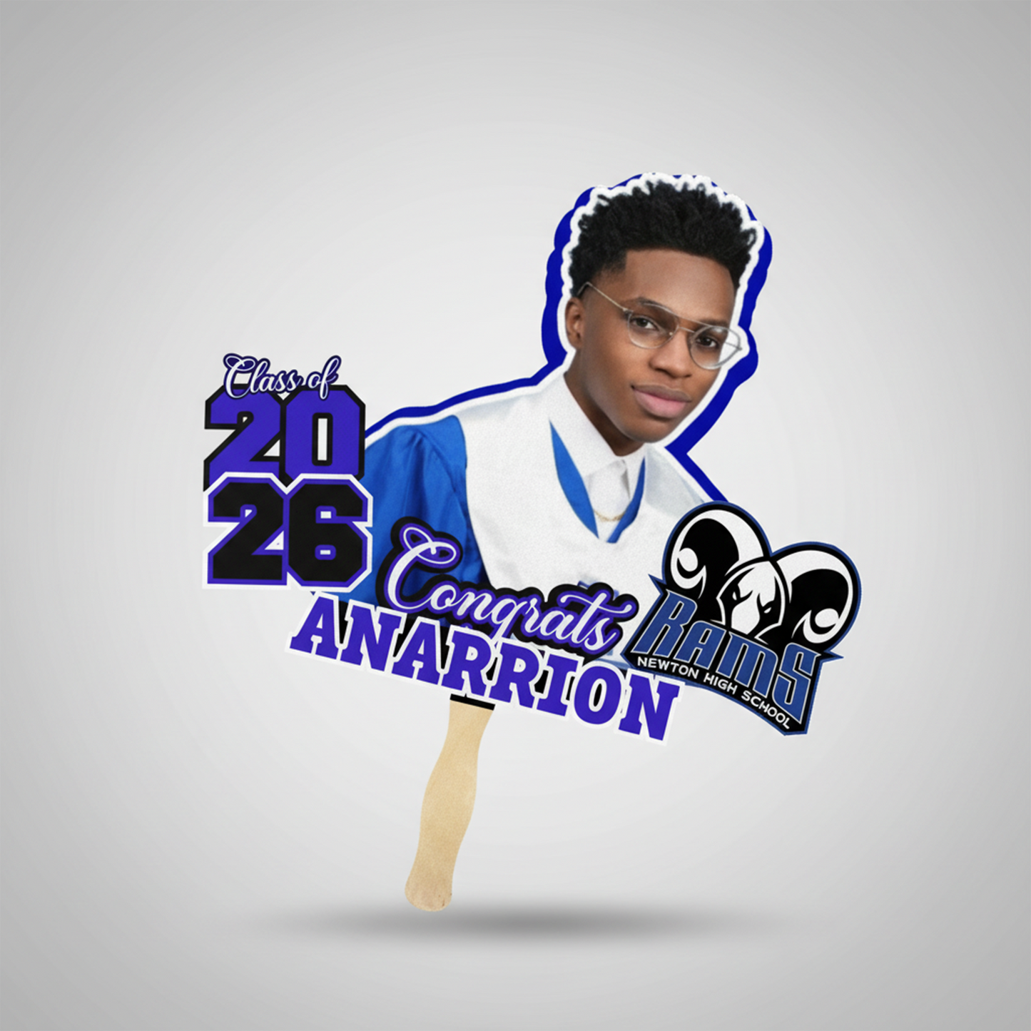Custom Graduation Fan