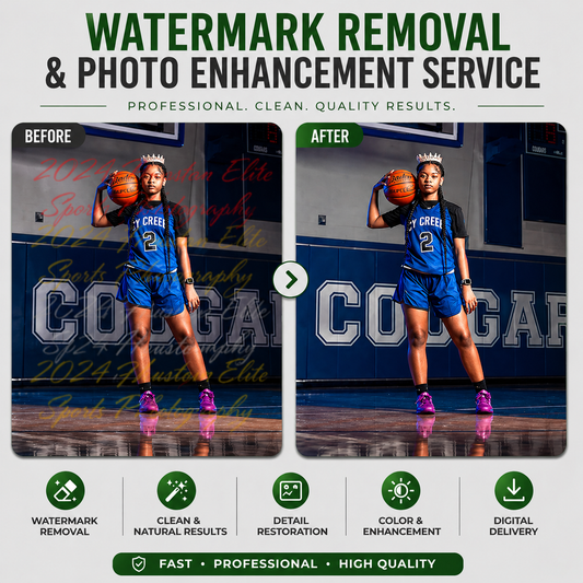 Watermark Removal, Enhancement & Cleanup