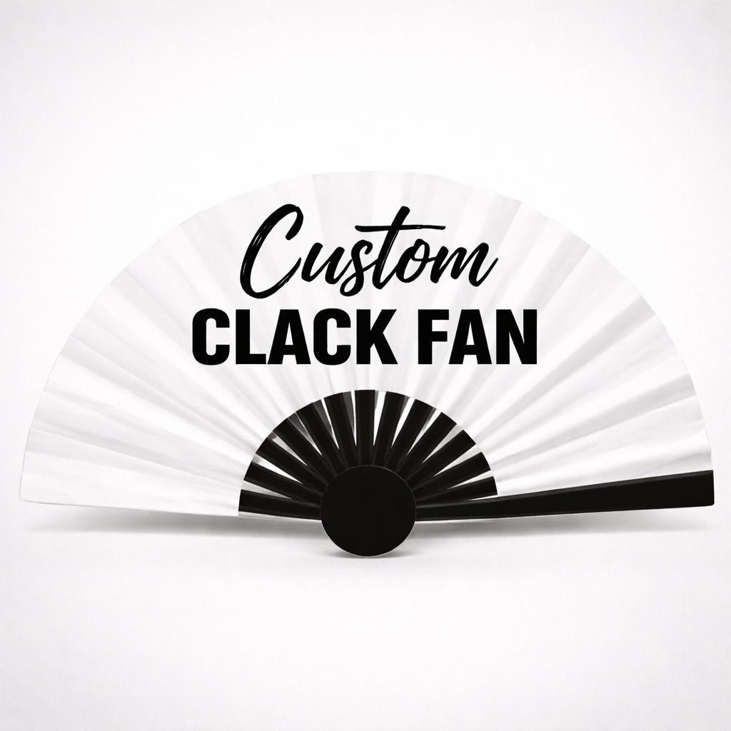 Custom Folding Clack Fan