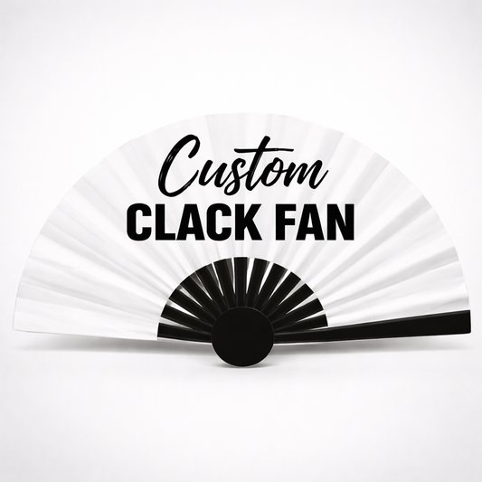 Custom Folding Clack Fan