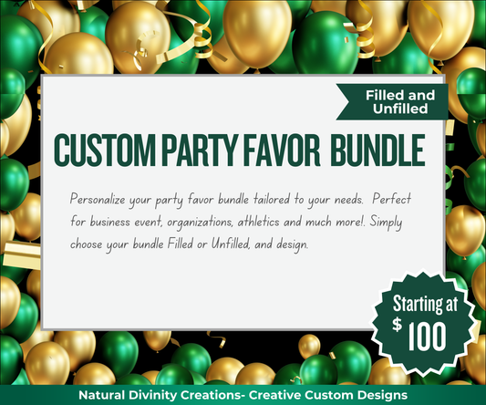 Party Favor Bundle — Pre-Designed Coordinated Set