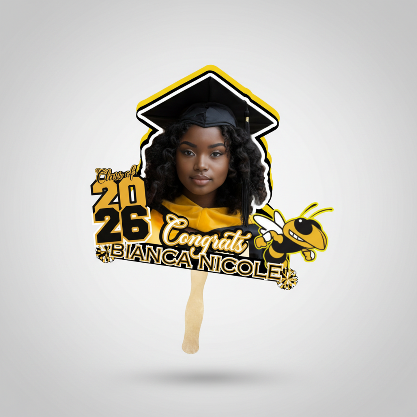 Custom Graduation Fan