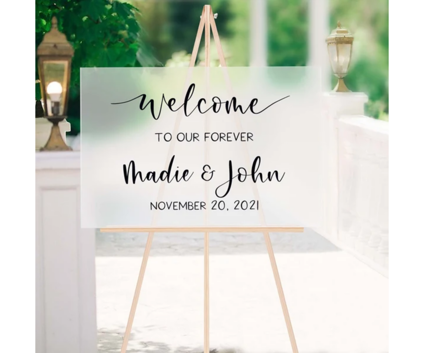 Acrylic Welcome Signs