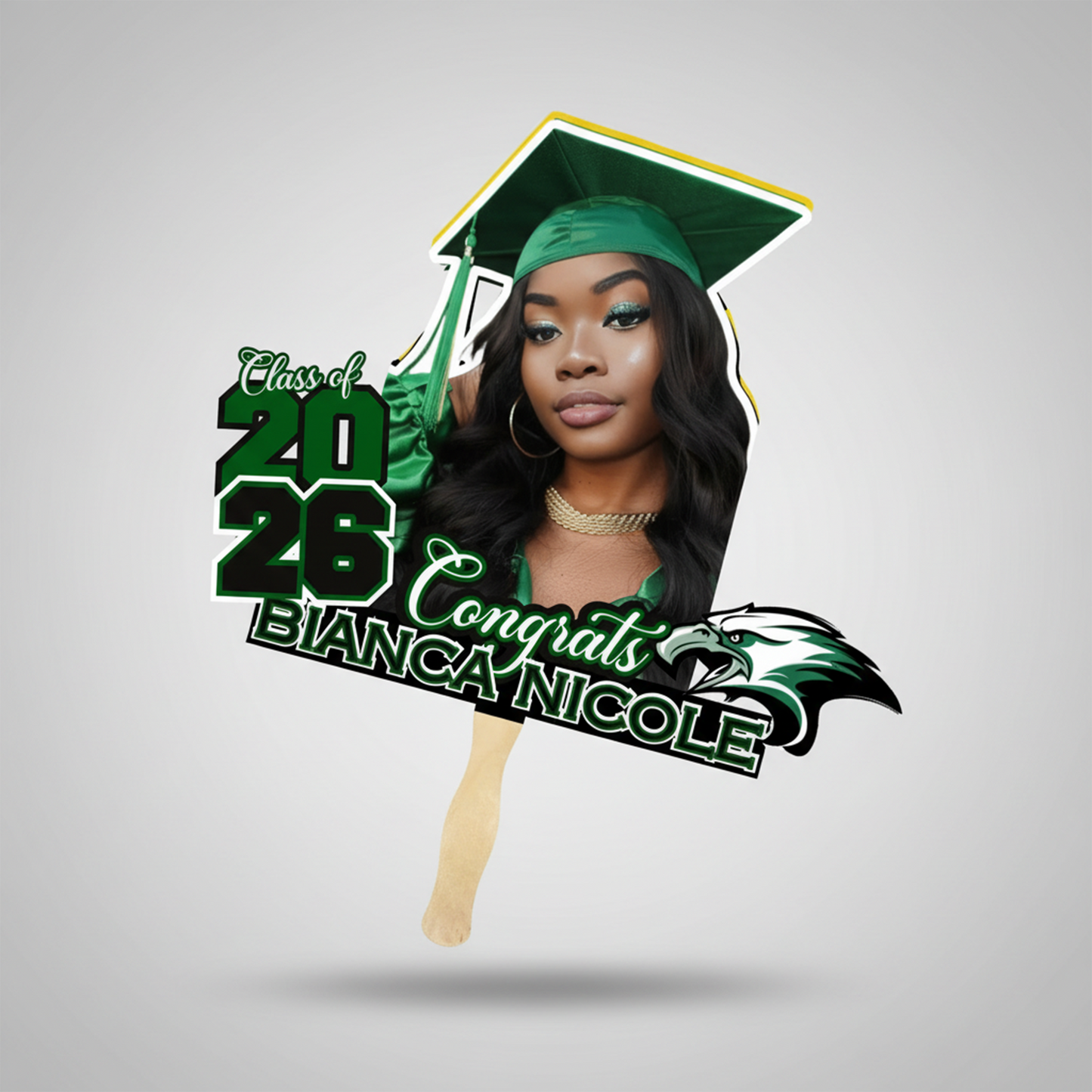Custom Graduation Fan