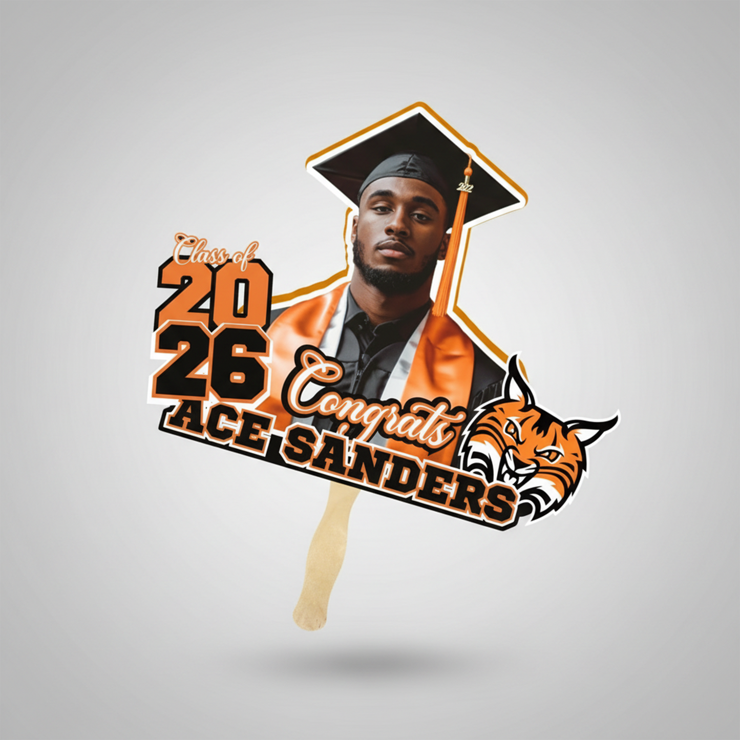 Custom Graduation Fan