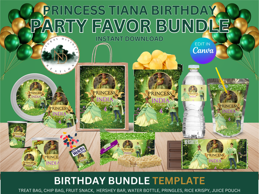 Princess Tiana & the Frog Party Favor
