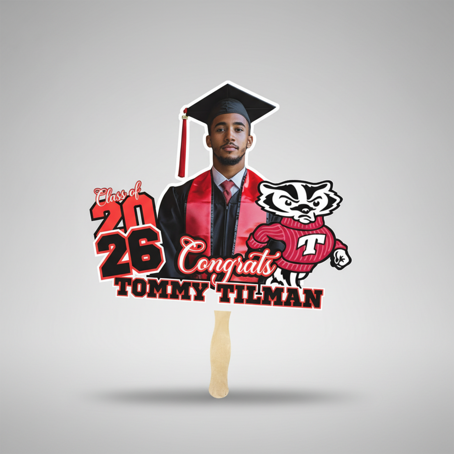 Custom Graduation Fan