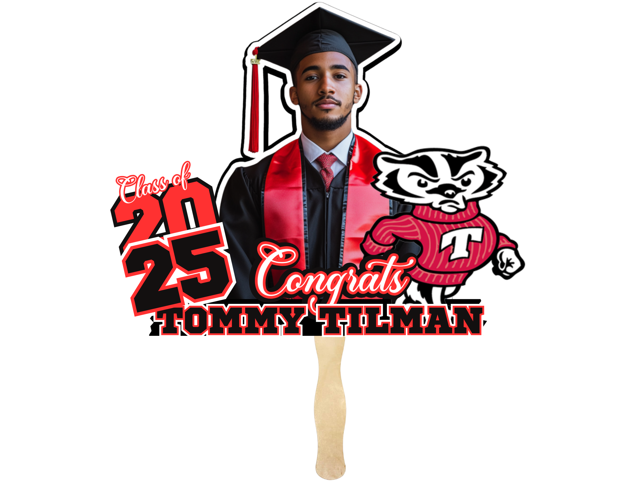 Custom Graduation Fans – Natural Divinity Creations