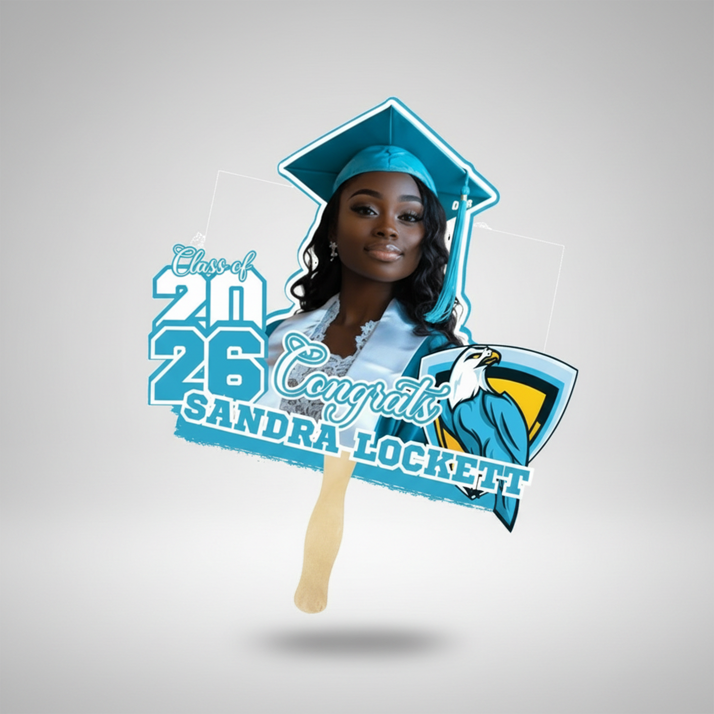 Custom Graduation Fan