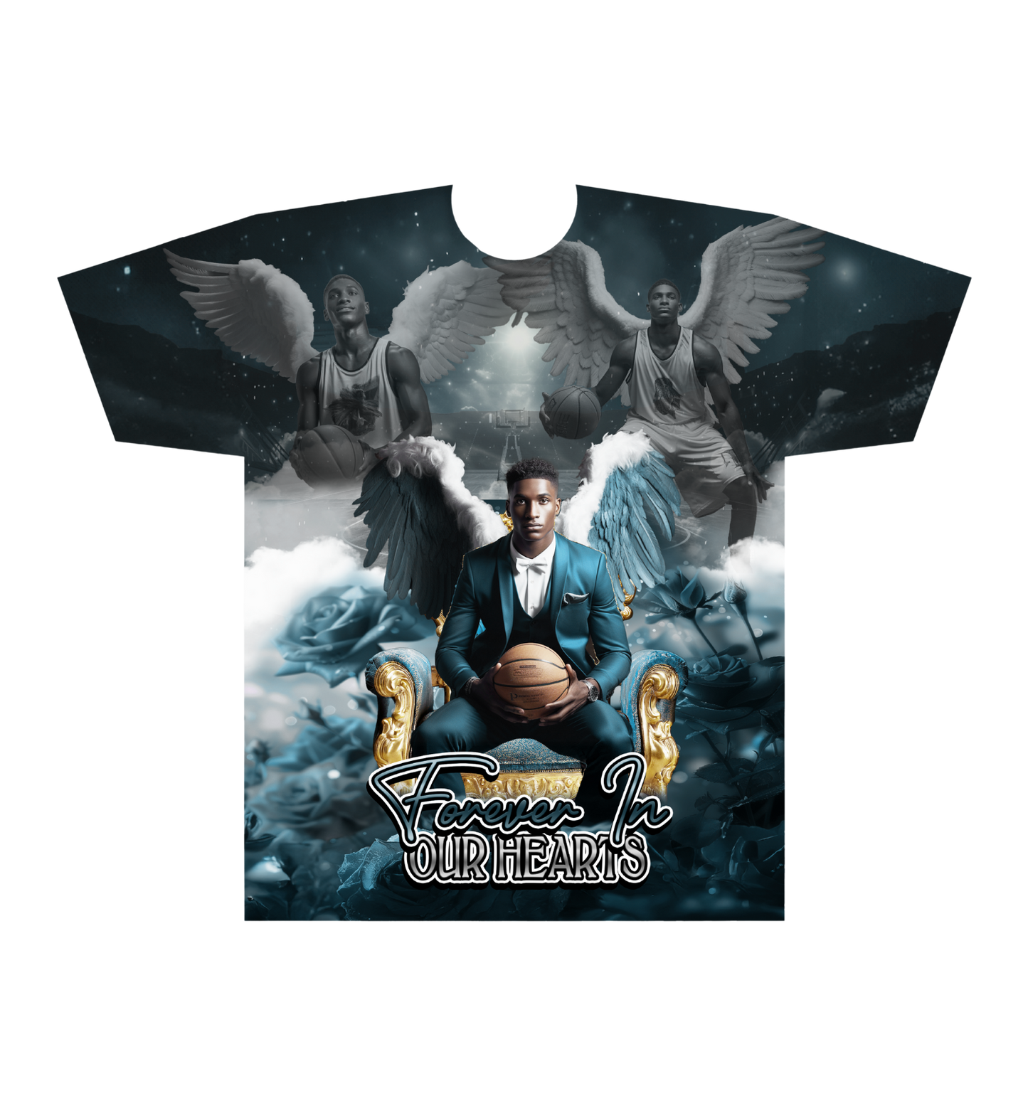 Forever in Our Hearts 3D Memorial Shirt