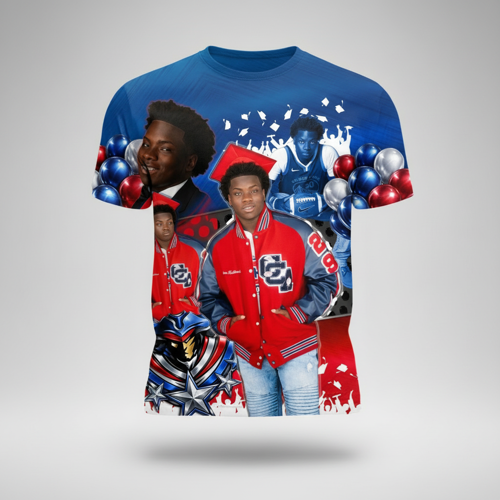 Blue Raiders Graduation Legend 3D Shirt