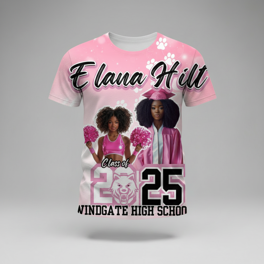 Pink Pop Graduation Shirt