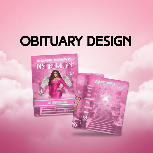 Single Editable Obituary