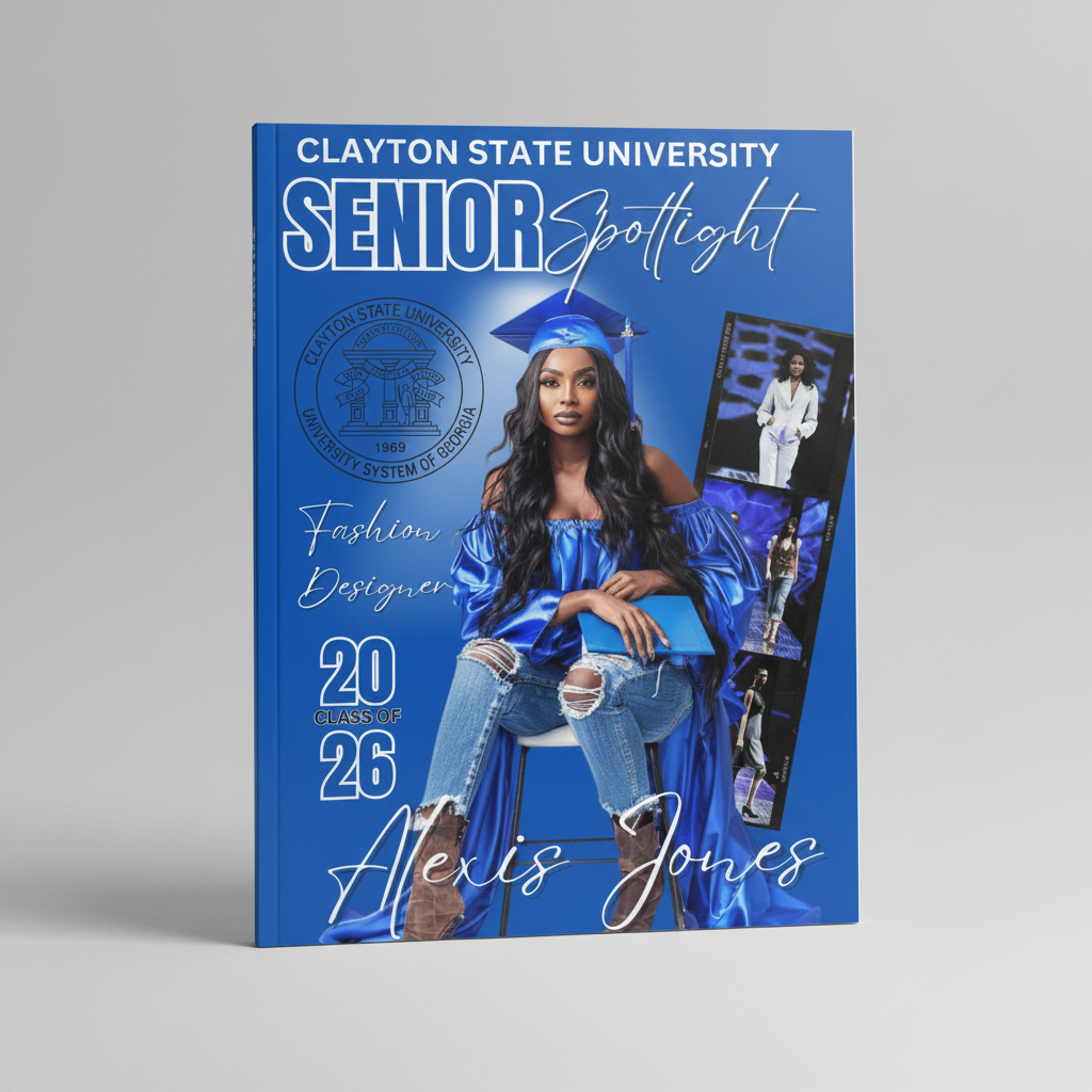 Custom Graduation Magazine Cover Design